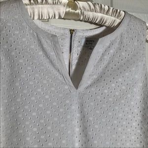 Crown and Ivy White Eyelet Dress Size 8